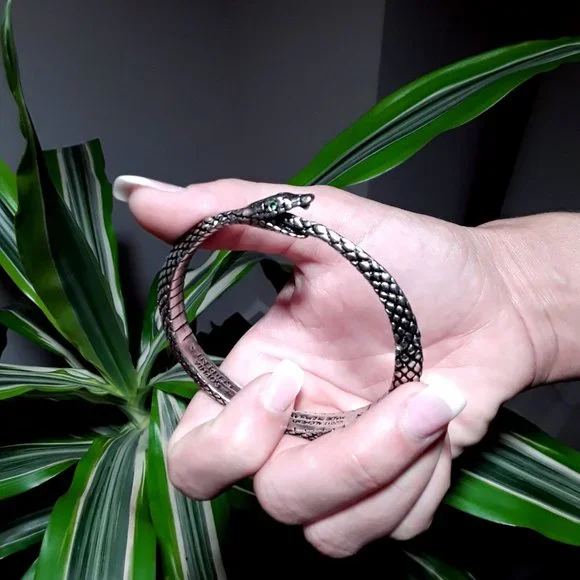 The Sophia Serpent Bangle by Alchemy of England - Picture 4 of 9